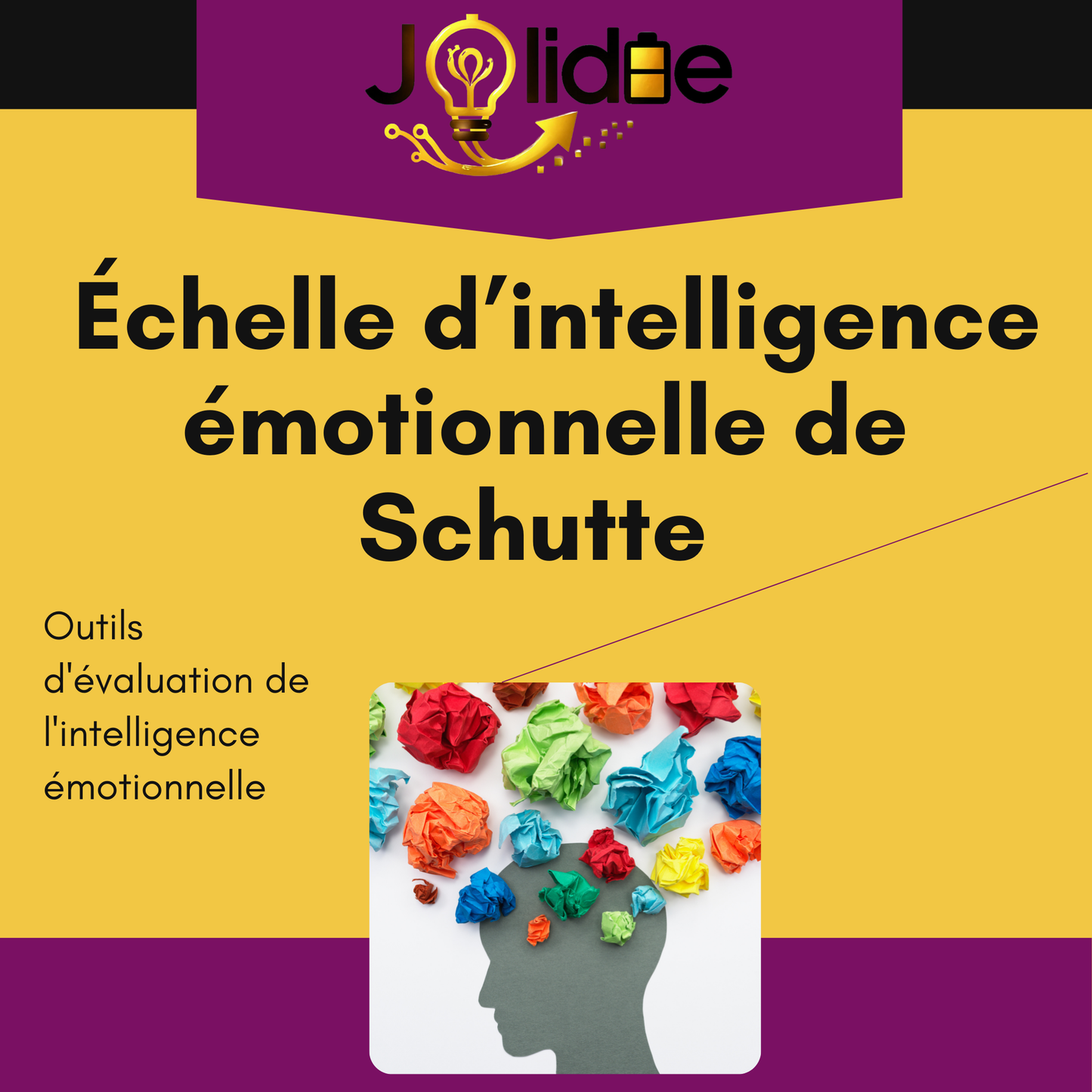Test Intelligence Émotionnelle (Schutte) – Développez vos compétences relationnelles | Jolidée (téléchargeable)