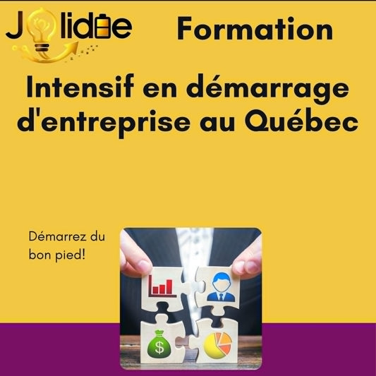 Intensif en démarrage d'entreprise au Québec